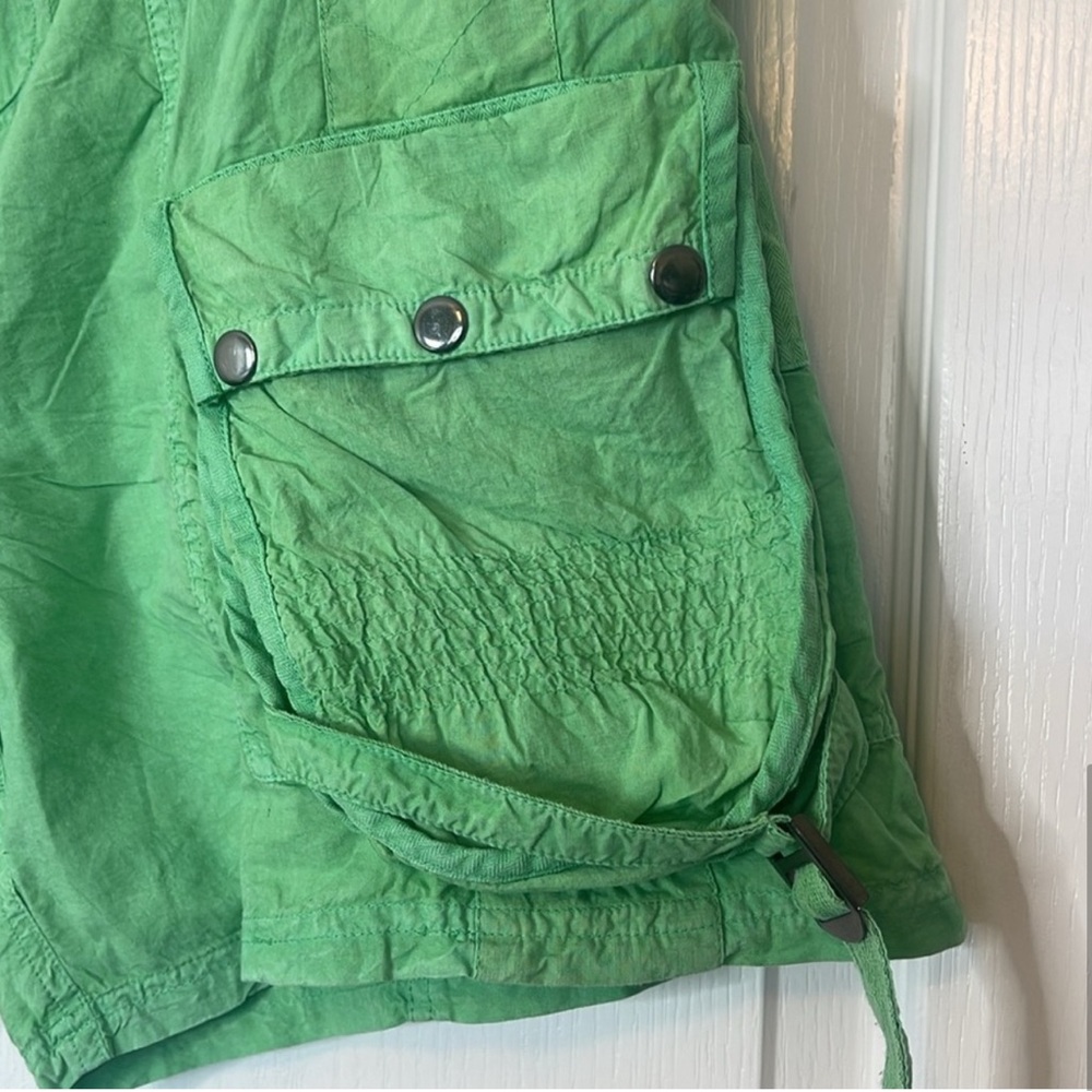 Free People Moon Bay Parachute Shorts Green Large